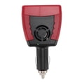 thumbnail image 2 of Power Inverter, DC12V To AC Shock Resistant Car Power Inverter 150W  for Outdoor Activities, 2 of 7