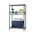 thumbnail image 6 of TRINITY 5-Tier 30x14x72 Modular Commercial Wire Shelving w/ Baskets & Wheels, NSF - Black, 6 of 13