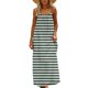 thumbnail image 2 of TaTaai Women's Casual Maxi Sundress Sleeveless Striped Backless Spaghetti Strap Flowy Summer Dress Long Beach Cover Up Dress Gift, 2 of 9