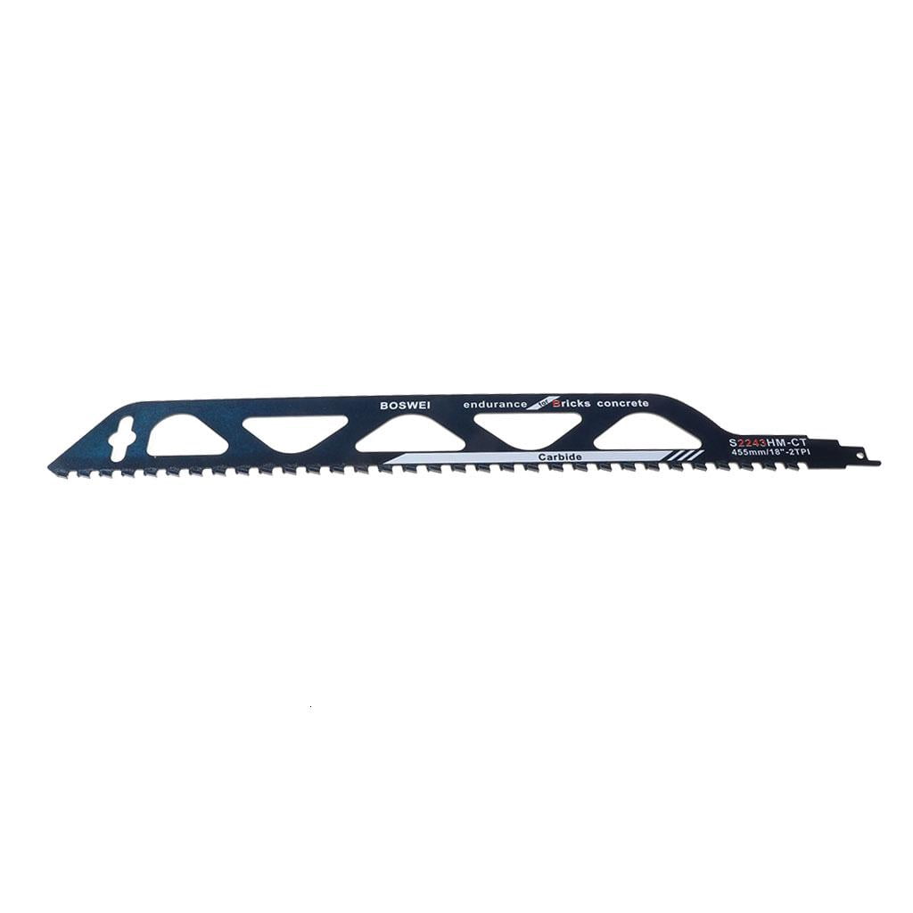 Demolition Masonry Reciprocating Saw Blade for Cutting Bricks Concrete with Cemented Carbide