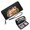Black, variant on GEEAD Personalized RFID Wallet for Women Secure Wallet for Women Harvest Celebration Rustic Animals Autumn Produce Snap Button Wallet Includes Wrist Strap
