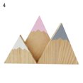 thumbnail image 2 of Decoración hogareña Gwong 3 unids / set ornamentos de madera Snow Mountain Forma foto Props de madera Muestra de pared de madera Decoración de la habitación de los niños Gwong 21070746, 2 of 6