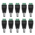 thumbnail image 2 of Conector de terminal Jack macho de Alimentación CC de 10 Uds para cámarae CCTV 5,5x2,1 mm, 2 of 7