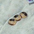 thumbnail image 4 of Birdeem Casual Womens Sweatshirt Pure Color Pocket Button Pullover Sweatshirt Blouse, 4 of 8