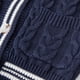 thumbnail image 3 of Cowsor Boys Girls School Uniform Cardigan Sweater Soft Cotton V-Neck Soft Cotton Knit Outerwear, 3 of 5