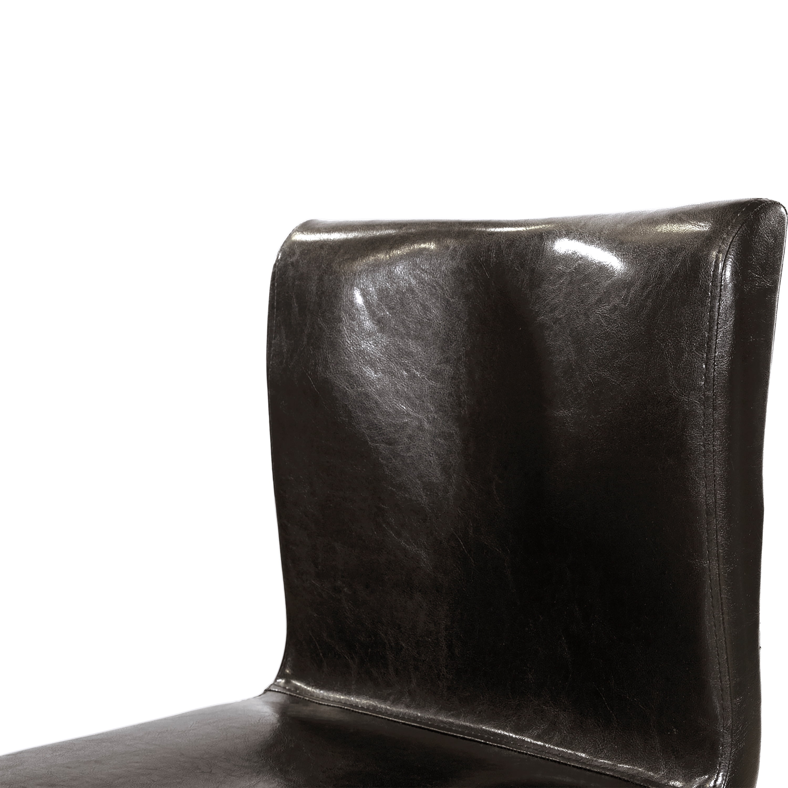 Furniture of America Severn Swivel Wood Black Counter Height Stools (Set of 2)