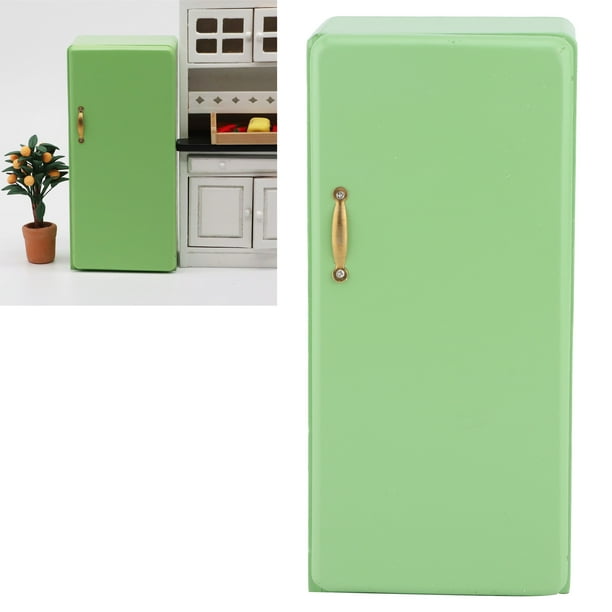 Lyumo Dollhouse Miniature Fridge 1 12 Dollhouse Miniature Fridge Simulation Dollhouse Furniture Appliance Refrigerator Dollhouse
