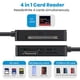 thumbnail image 3 of Lector de tarjetas 4 en 1 USB 3.0/-C a Micro SD TF CF MS Compact Flash Card Adapt R2X0, 3 of 7