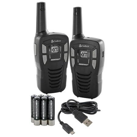 Cobra 16 Mile 22 Channel FRS/ GMRS Walkie Talkie 2 Way Radios CXT195 (Best 2 Way Radios For Business)
