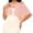 Pink #39, variant on Evdexr 2026 Women's Shawls and Wraps for Evening Dresses Round Neck Cape Cover Up for women Pearl Button Chiffon Capelet Orange