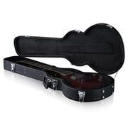 Electric Guitar Hard Case for LP Les Paul Type Wooden Hard Shell Lockable Black