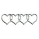 thumbnail image 5 of Etiqueta de la cola del maletero del coche, insignia, accesorios de decoración, calcomanía de repuesto Plata, 5 of 9