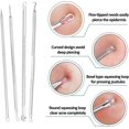 thumbnail image 3 of Juego de herramientas para eliminar puntos negros, 4 piezas, removedor de puntos negros profesional de acero inoxidable para el cuidado facial con estuche, 3 of 5