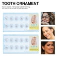 thumbnail image 3 of KAKOWELY 30pcs Shiny Teeth Decors Crystal Teeth DIY Decors Creative Teeth Decors,0.08X"X0.08"X0.06", 3 of 5