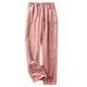thumbnail image 1 of Minnieouse Pantalones térmicos para mujer, pantalones de pijama de franela polar Coral de felpa, cómodos, ligeros, de Color sólido, a prueba de Prendas para la parte inferior del cuerpo rosa 3 Minnieouse AP013821-07, 1 of 6
