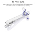 thumbnail image 4 of BRIGHTFUFU 2Set Musical Note Tie Bars Elegant Alloy for Professional Occasions, 4 of 8