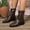 Coffee, variant on Booties for Women Winter Fashion Comfortable Square Toe Ankle Boots Dressy Block Heel Chunky Booties with Back Zipper 2026 Coffee 37