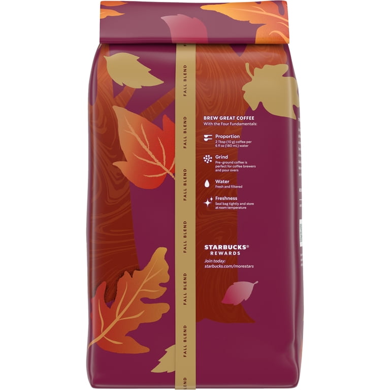 Starbucks Premium Seasonal Fall Blend, Medium Roast Ground Coffee