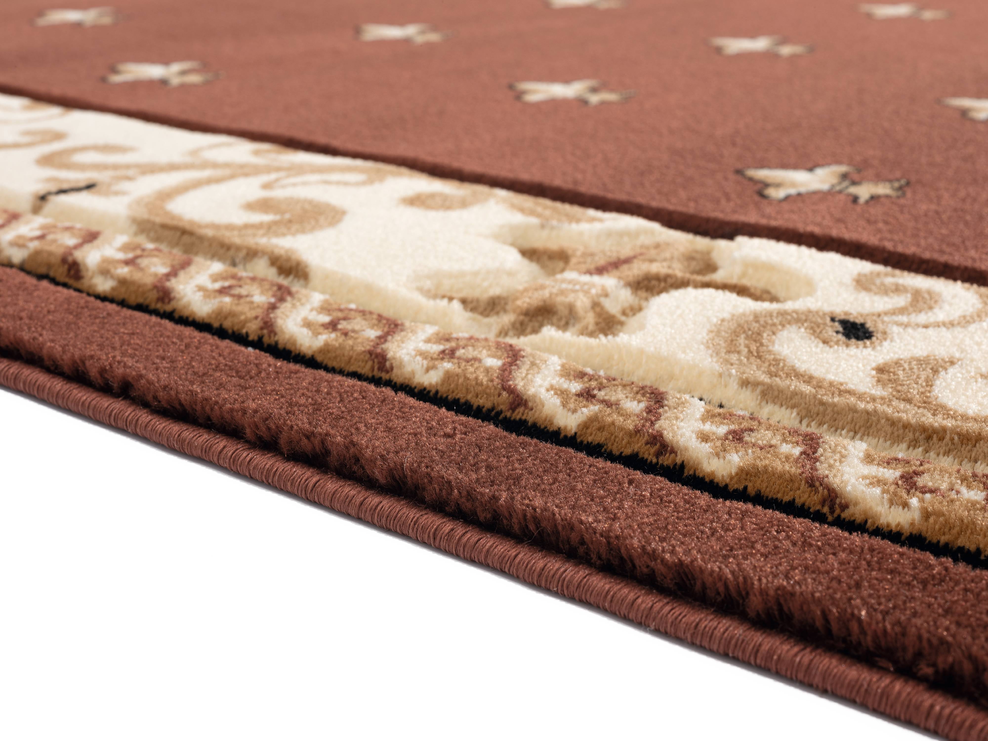 United Weavers Drachma Vesta Transitional Border Accent Rug, Brown, 1'10" x 2'8"
