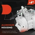 thumbnail image 6 of A-Premium Air Conditioner AC Compressor with Clutch Compatible with Mercedes-Benz C250 2012-2015 1.8L, W205 Series C300 2014 3.5L, R172 Series SLK250 2012-2015 1.8L, W166 Series ML350 2012 3.5L, 6 of 9