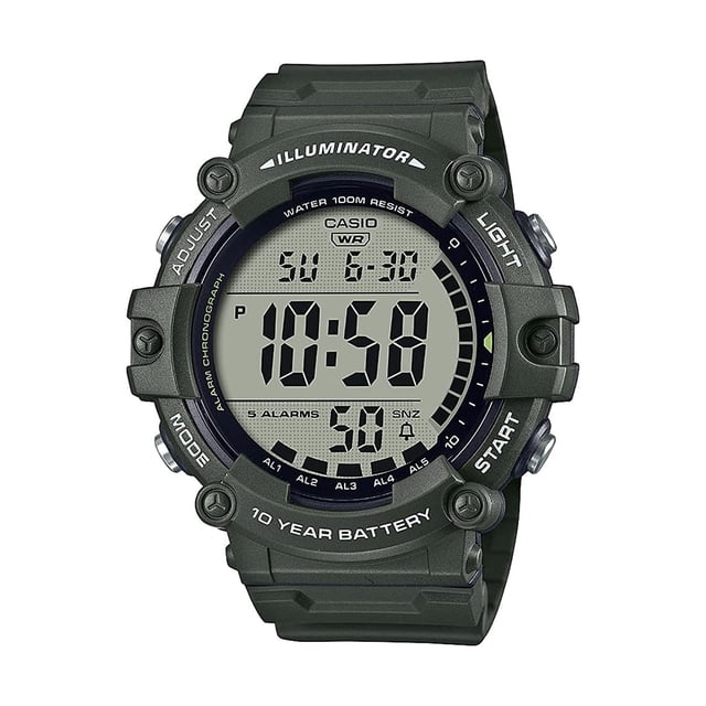 Reloj Casio Illuminator AE-1500WHX-3AVCF para hombre, verde