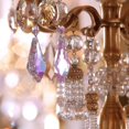 thumbnail image 3 of 20pcs 38 Mm Leaf Chandelier Crystals Chandelier Pendants Parts Beads Ornament Crystal Hanging Ornam, 3 of 5