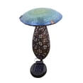 thumbnail image 1 of Bâton de Champignon Solaire en Métal et Verre avec LED - Bleu, 1 of 4
