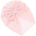 thumbnail image 1 of Durable Polyester Newborn Bow Hat for Girls Pink Keeps Warm Perfect for Photoshoots and Daily Use, 1 of 2