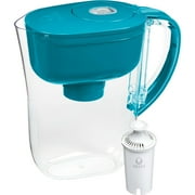 Brita Water Filter Pitcher for Tap and Drinking Water with SmartLight Filter Change Indicator + 1 Standard Filter, Lasts 2 Months, 6-Cup Capacity, Christmas Gift for Men and Women,