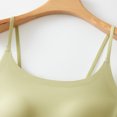 thumbnail image 7 of Staron Summer Sleeveless Camisole for Women Casual Round Neck Tank Top with Padded Bra Comfy Basic Solid Color V-Neck Cami, Green L, 7 of 7