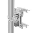thumbnail image 4 of 6-inch Dual Wheels Trailer Jack, 1500 lbs, for RV, Boat, Trailer and More, Sliver, 4 of 9