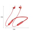 thumbnail image 3 of Wireless Earbuds, Hwkond Bluetooth Headphones Intelligent Noise Reduction HIFI Surround Stereo Sound High Energy Large Capacity Battery Non-inductive Delay Transmission Stable, Red, Up to 60% Off, 3 of 8