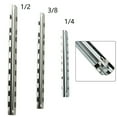 thumbnail image 2 of Ruibeauty Socket Rack Holder 1/4 3/8 1/2inch with 8 Clips On Rail Tool Organizer Storage, 2 of 5