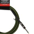 thumbnail image 2 of Strukture SC10MG Straight to Straight Instrument Cable - Woven Military Green - 10 ft., 2 of 2