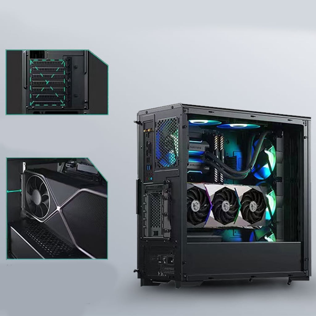 ZPAQI Versatility PCIe 4.0 x16 Graphics Card Vertical Stand with Enhances Airflows