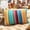 Multicolor, variant on Decorative Outdoor Waterproof Throw Pillow Covers Lumbar Pillowcases Modern Cushion Cases for Patio Couch Bench 12 x 20 Inch