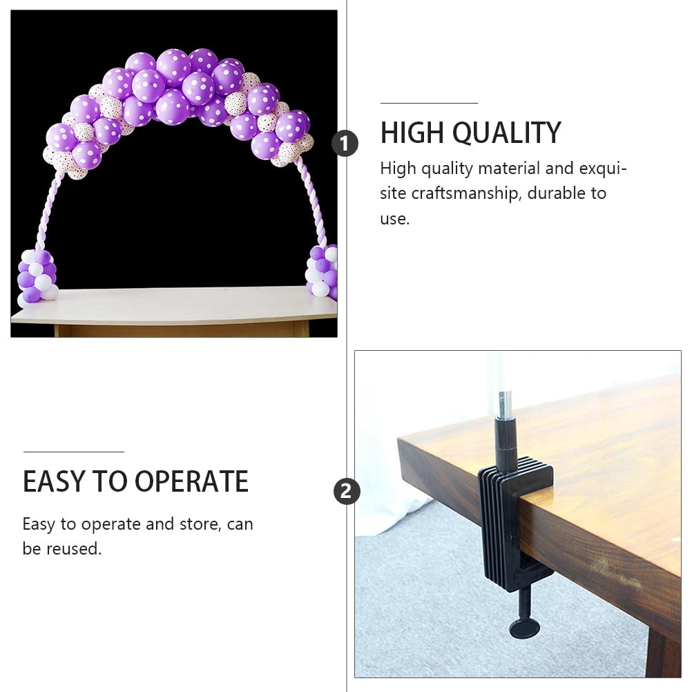 Tersarium Table Balloon Arch Kit Balloon Stand Backdrop Decoration Tool for Graduation