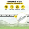 thumbnail image 5 of VEVOR Greenhouse Wiggle Wire Aluminum Alloy Spring Lock U-Channel 6.56ft 20PCS, 5 of 9