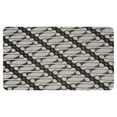 thumbnail image 1 of 30x17 Black/White Absorbent Boho Small Rug - Non-Slip & Modern Geometric Door Mat Ideal Throw Rug for Entryway Living Room Bedroom or Kitchen, 1 of 1