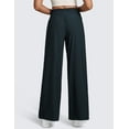 thumbnail image 2 of CRZ YOGA Lightweight Wide Leg Casual Pants for Women 30" Flowy Travel Work Loose Fit Summer, 2 of 4