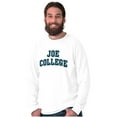 thumbnail image 4 of Joe College Student Drinking Party Men's Long Sleeve Tee T Shirt Brisco Brands X, 4 of 6