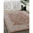 thumbnail image 2 of Ahgly Company Indoor Round Mid-Century Modern Silver Pink Oriental Area Rugs, 8' Round, 2 of 6