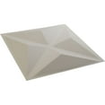 thumbnail image 6 of Ekena Millwork 19 5/8"W x 19 5/8"H Haven EnduraWall Decorative 3D Wall Panel, UltraCover Satin Blossom White (Covers 2.67 Sq. Ft.), 6 of 6