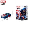 thumbnail image 1 of Disney Marvel-Mini coche de carreras de Metal para niños, 15 estilos, Iron Man, Spiderman, Capitán Thor, Original, escala 1:64 Gong Bohan LED, 1 of 2