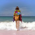 thumbnail image 2 of Paula y Amigos Toalla de playa de secado rápido con diseño temático, regalo para mujeres y niñas, ideal para cumpleaños, fans, amantes de la música, uso en la playa o al aire libre, 78 × 180 cm, 2 of 6