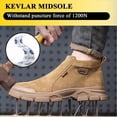 thumbnail image 3 of AUXDIQ Safety Trainers Men Women Steel Toe Cap Work Shoes Comfy Construction Industrial Sneakers, 3 of 6