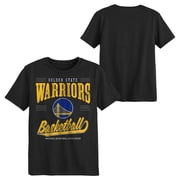 GOLDEN STATE WARRIORS Boys Opp Black Color Cotton Short Sleeve Tee