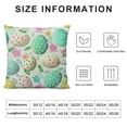 thumbnail image 5 of Easter Pillow Covers Set of , Easter Colorful Egg Throw Pillows Outdoor Spring Farmhouse Pillow Case Easter Decorations for Home Couch Sofa, 5 of 5