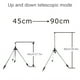 thumbnail image 3 of Aspersor de alta resistencia con trípode, aspersor metálico pulsante para jardines y patios grandes, aspersor de torre con cobertura y altura. Materia seca., 3 of 8