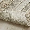 thumbnail image 6 of MAYEERTY 20"x32" Bathroom Rug Woven Texture Stripe Non-Slip Bath Mat, Beige, 6 of 8